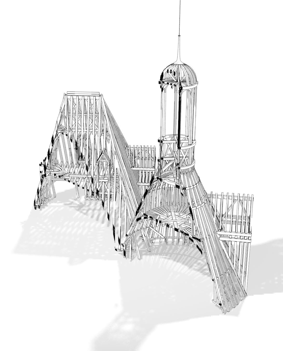 Chateau de Chambord, 3D survey and research 